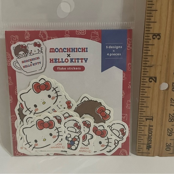Hello Kitty Monchhichi Sticker Flakes - Picture 4 of 5